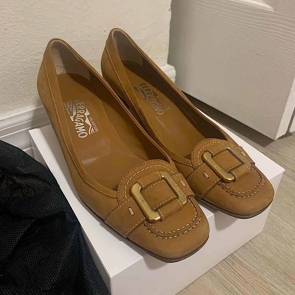 Salvatore Ferragamo Block Heel